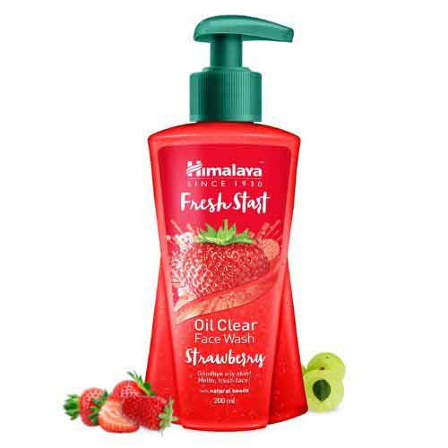 Himalaya Fresh Start Oil Clear Strawberry Face Wash, 200 ml