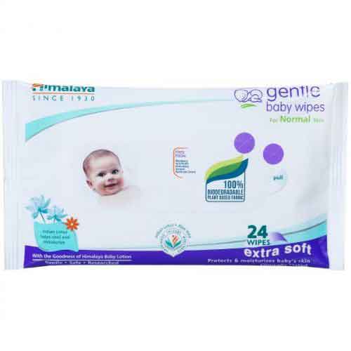 Himalaya Herbal Gentle Baby Wipes - 24 Pieces