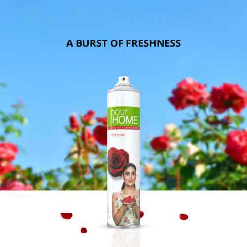 Pour Home Room Freshener Red Rose