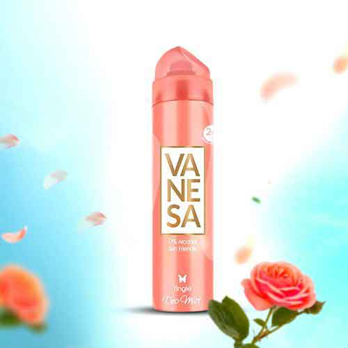 VANESA Tingle Skin Friendly Perfume Body Mist - For Women 150 ml