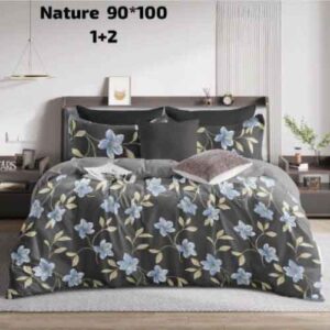 Nature Three Pcs Bedsheet Set